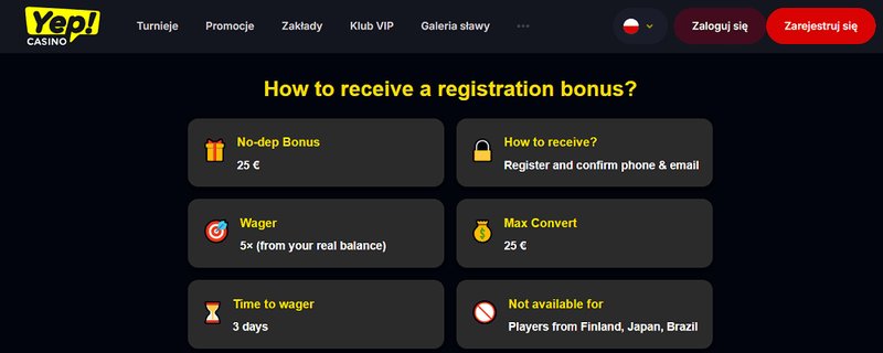 Legjobb yep casino bonus itt: Hungary